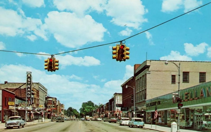 postcard Strand Theatre, Sturgis